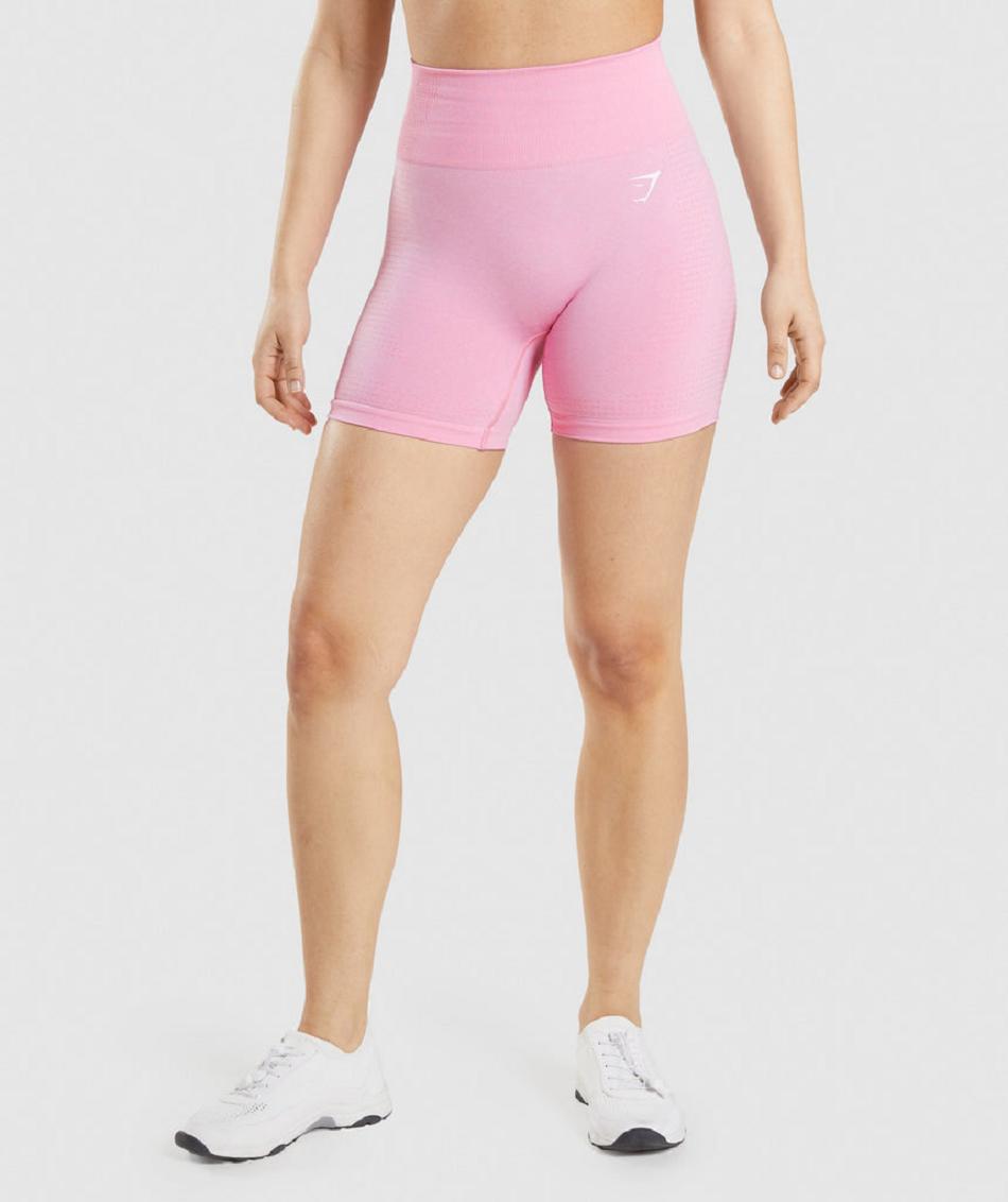 Gymshark Vital Seamless 2.0 Ženske Kratke Hlače Roze | HR 3917TCE